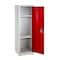 Adiroffice 48" H x 15" W Steel Single Tier Locker ADI629-01-RED - alternate 2